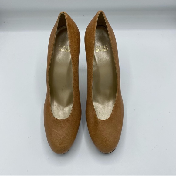 Stuart Weitzman Leather Platform Heels - Picture 3 of 8